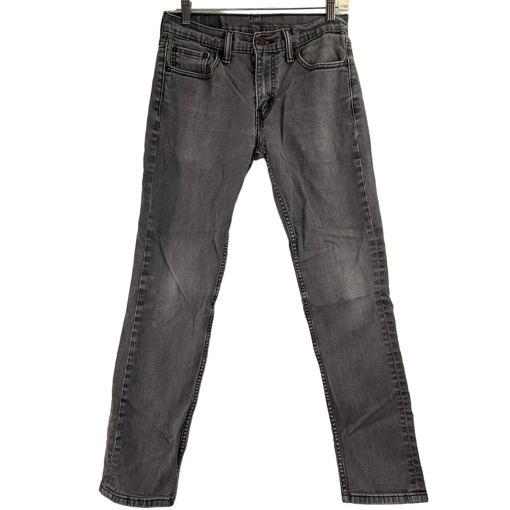 Levi's Men's 511 Mid-Rise Straight Fit 5-Pocket Gray Denim Jeans Size 30